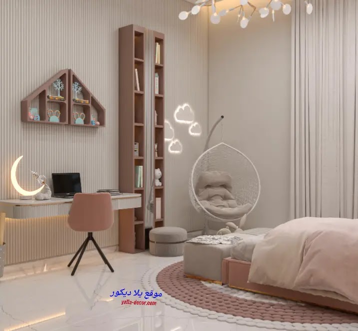 غرف نوم بنات 2024 غرف نوم بنات كاملة